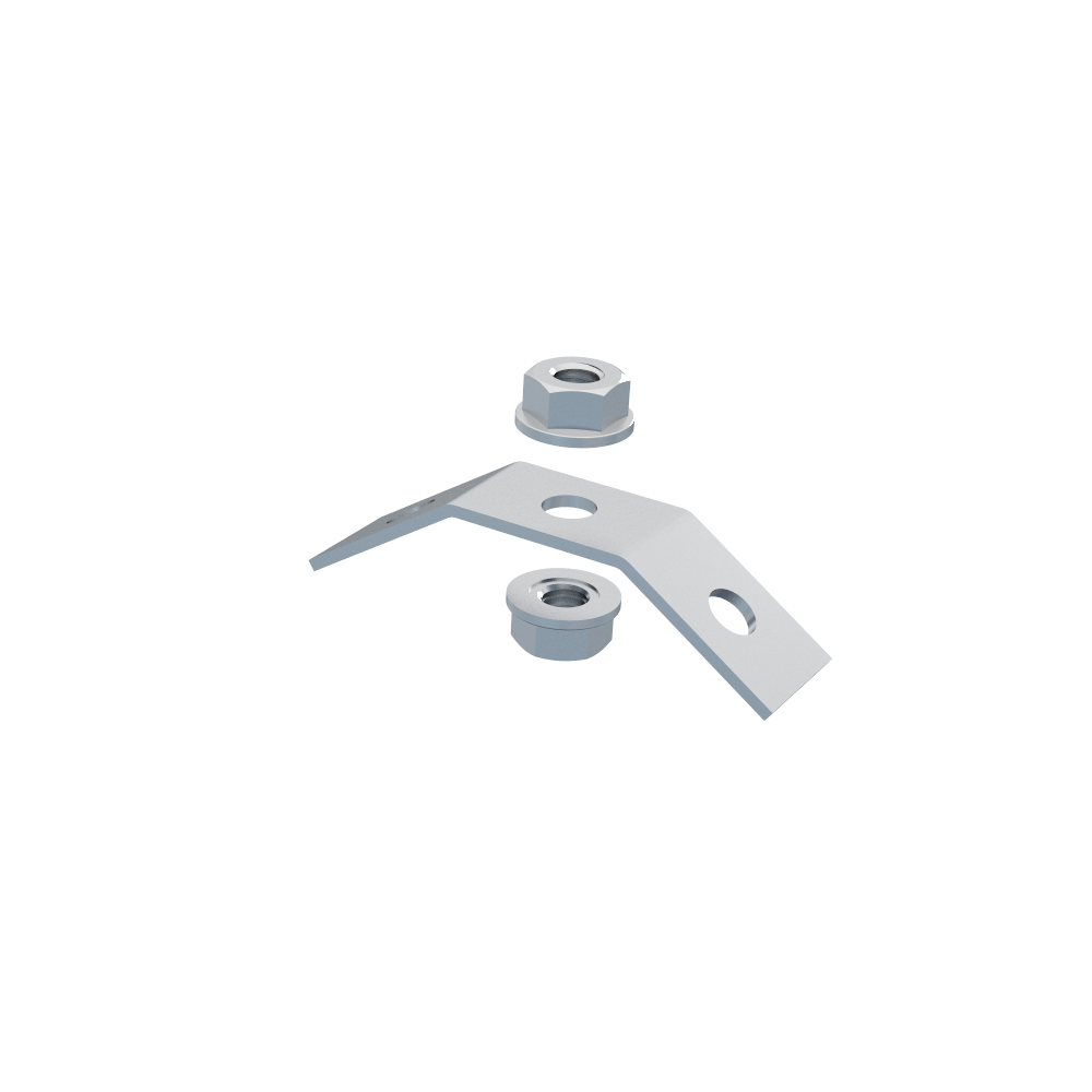 Halter DZM 15 – Universal-Befestigung für Gitterrinnen MERKUR 2