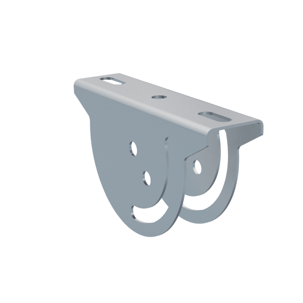 C-Profilhalter DZM STPU – verstellbare Halterung auf C-Profilschiene MERKUR 2