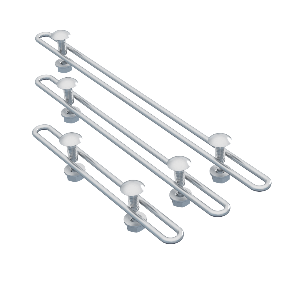 Formsatz TSM 50–100 für Gitterrinnen-Bögen und Kreuzungen MERKUR 2